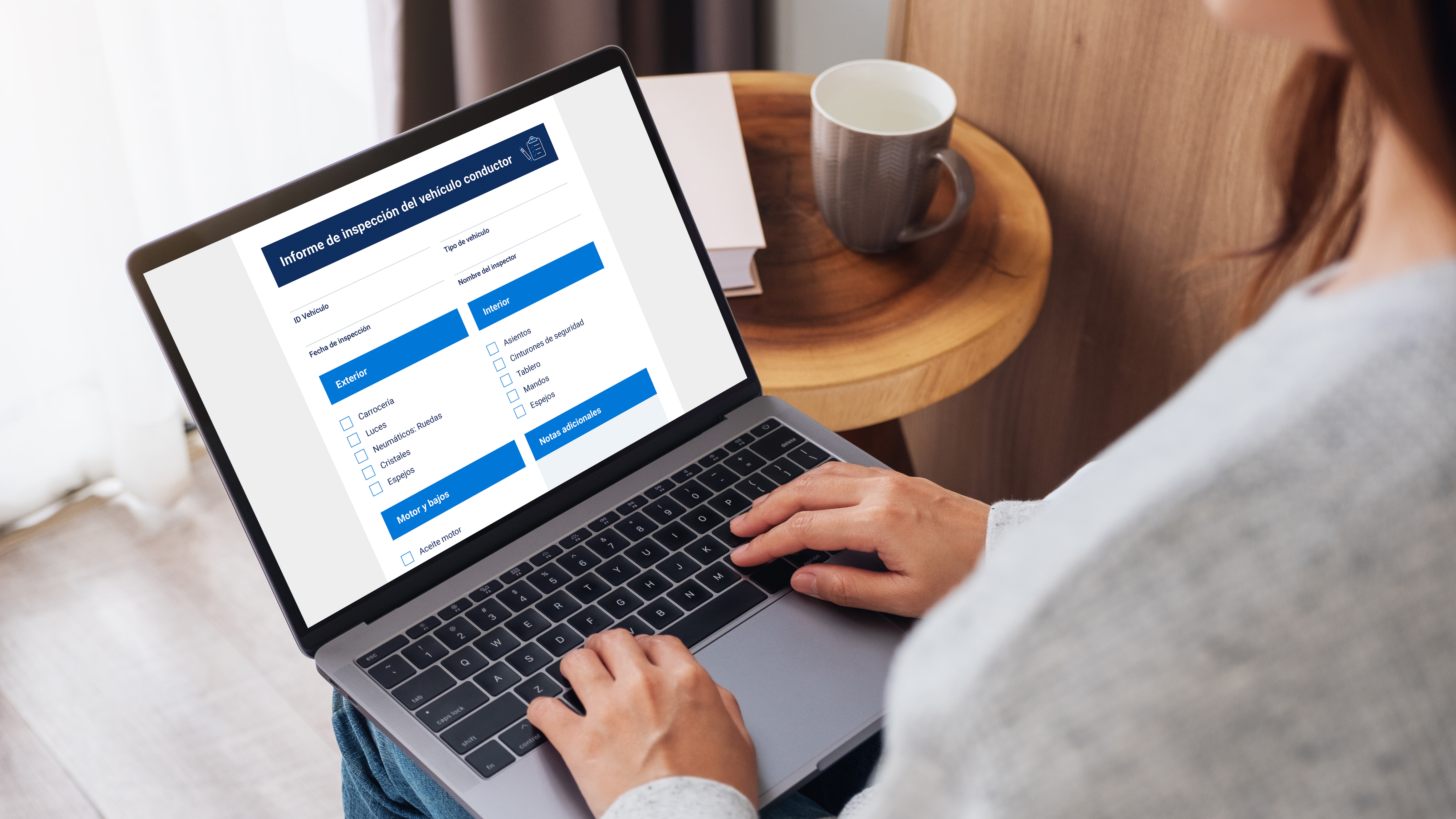 Informe de inspeccion del vehiculo conductor